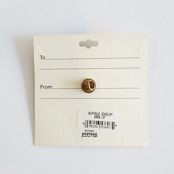 Small Gold Tone Angel Pin Mother Of Pearl & July Ruby Red Crystal - Picture 7 of 7